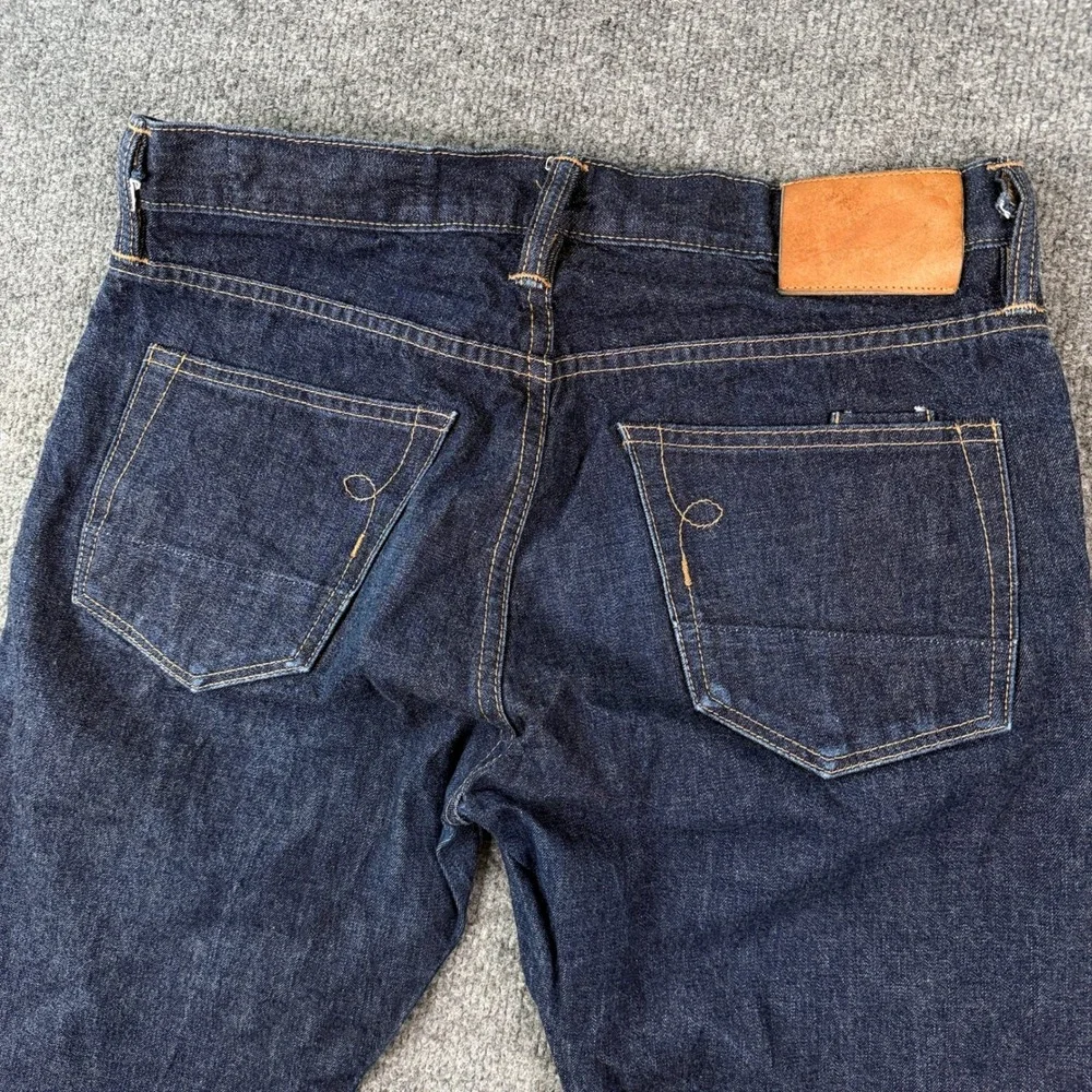 Rogue Territory Silveridge Slim Straight Selvedge Jeans Mens 32x28 Dark Wash